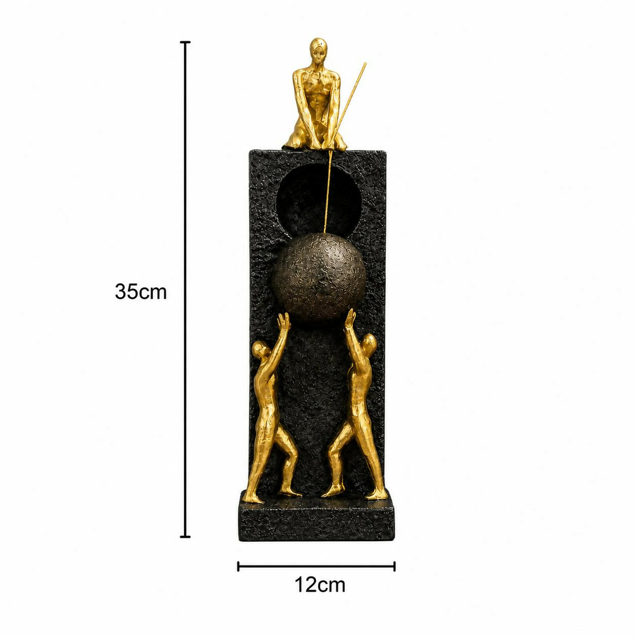 ALVENZA Modern Abstract Human Sculpture – Artistic Home & Office Decor