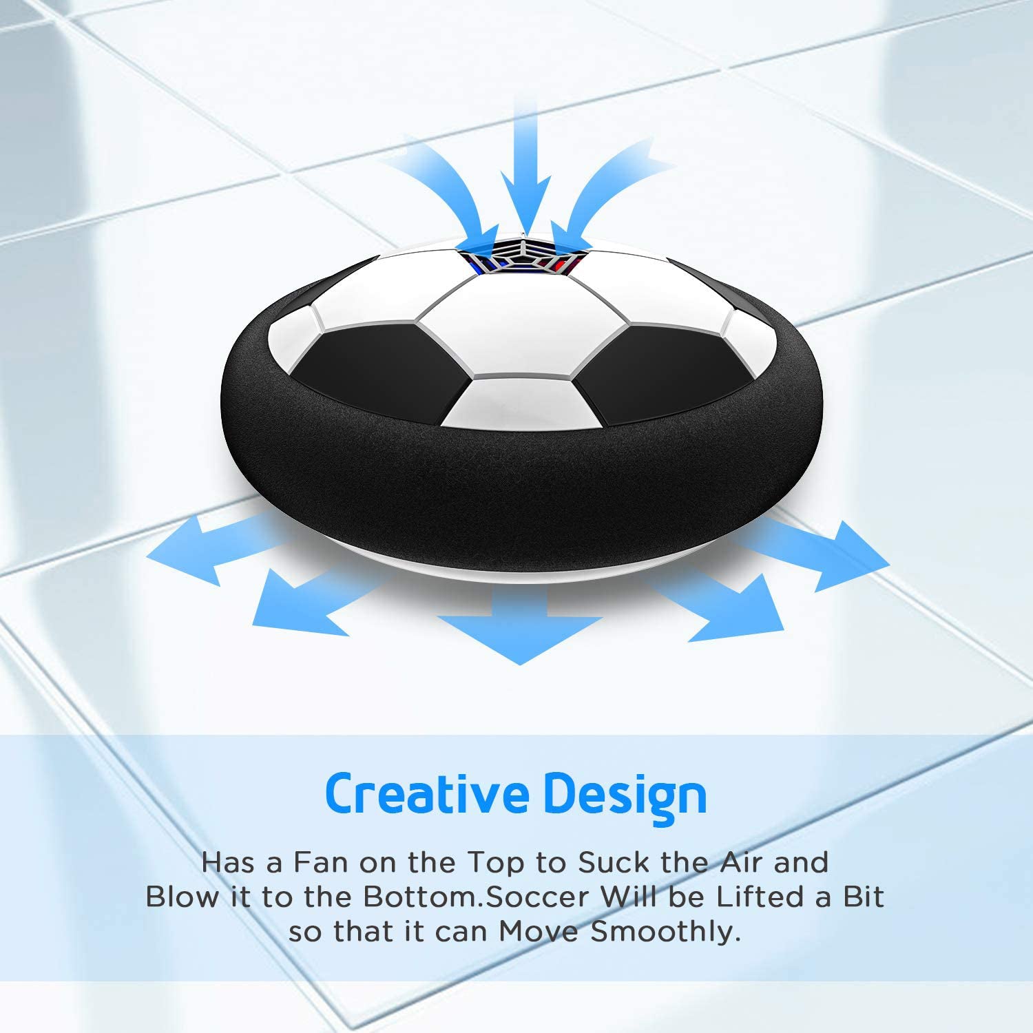 ALVENZA Hover LED Ball for Kids – Indoor Flying Toy | Play & Move (Battery Operated)