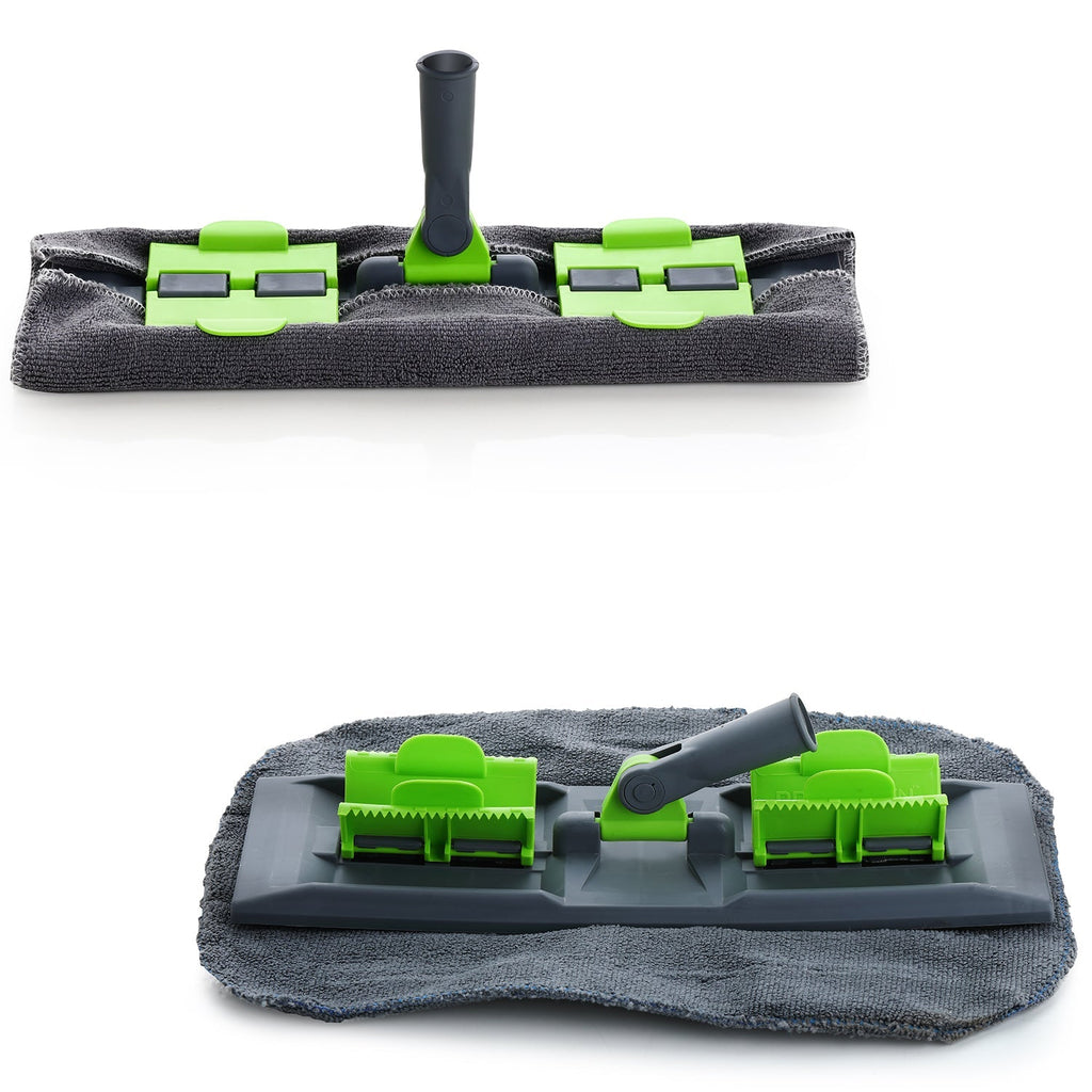 ALVENZA Microfiber Flat Mop – Wet & Dry, 360° Rotating Head | Ganesh