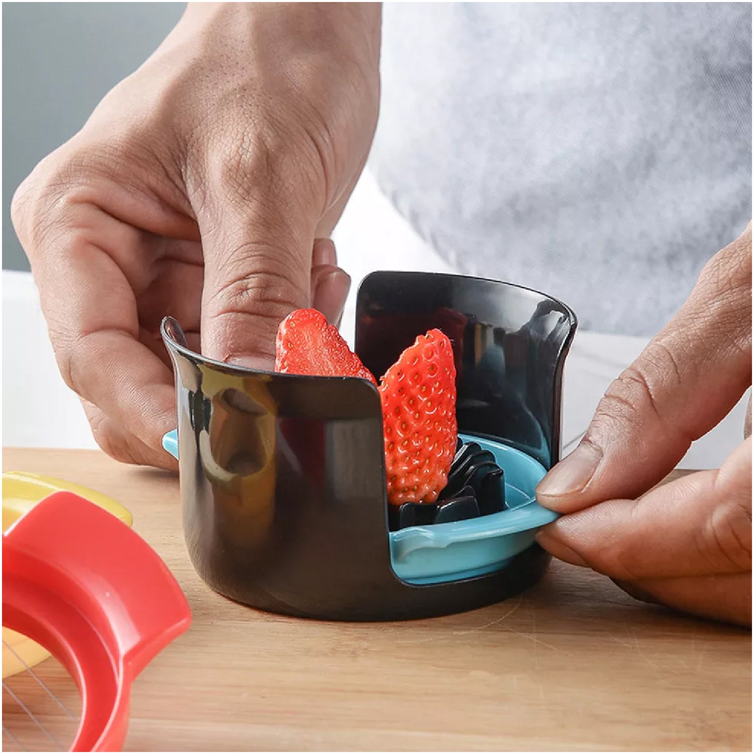 Egg Slicer 3-in-1 Stainless Steel Food Cutter | ToolMate Pro - Detail View 6