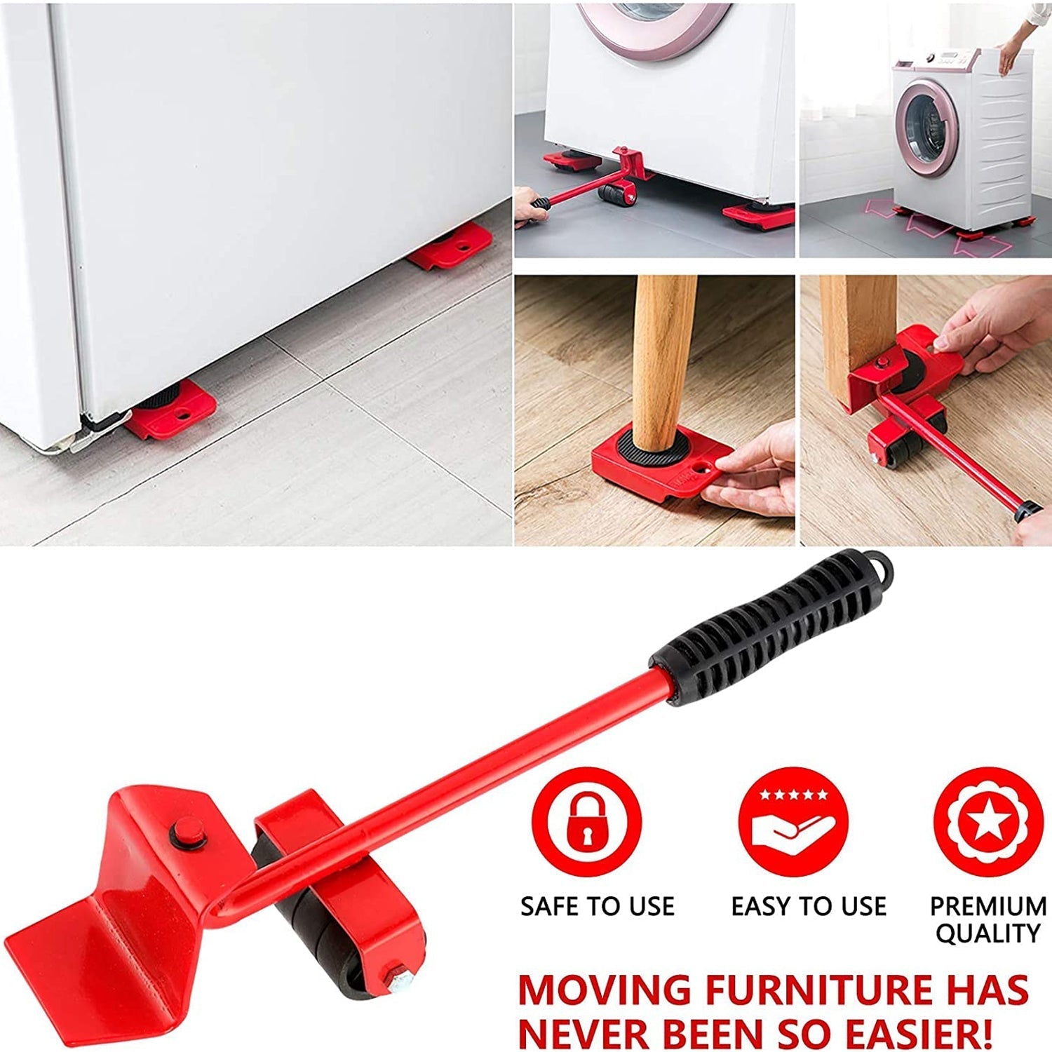 ALVENZA Furniture Lifter Tool – Heavy-Duty Appliance Shifter | ToolMate Pro