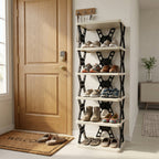 ALVENZA Multipurpose Foldable 6 Layer Storage Rack – Space-Saving Home Organizer