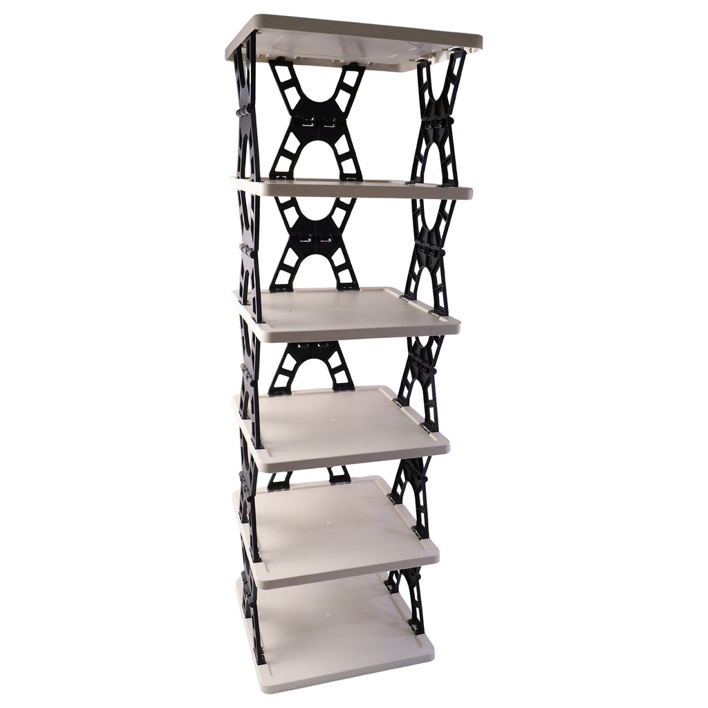 ALVENZA Multipurpose Foldable 6 Layer Storage Rack – Space-Saving Home Organizer
