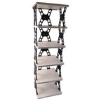 ALVENZA Multipurpose Foldable 6 Layer Storage Rack – Space-Saving Home Organizer