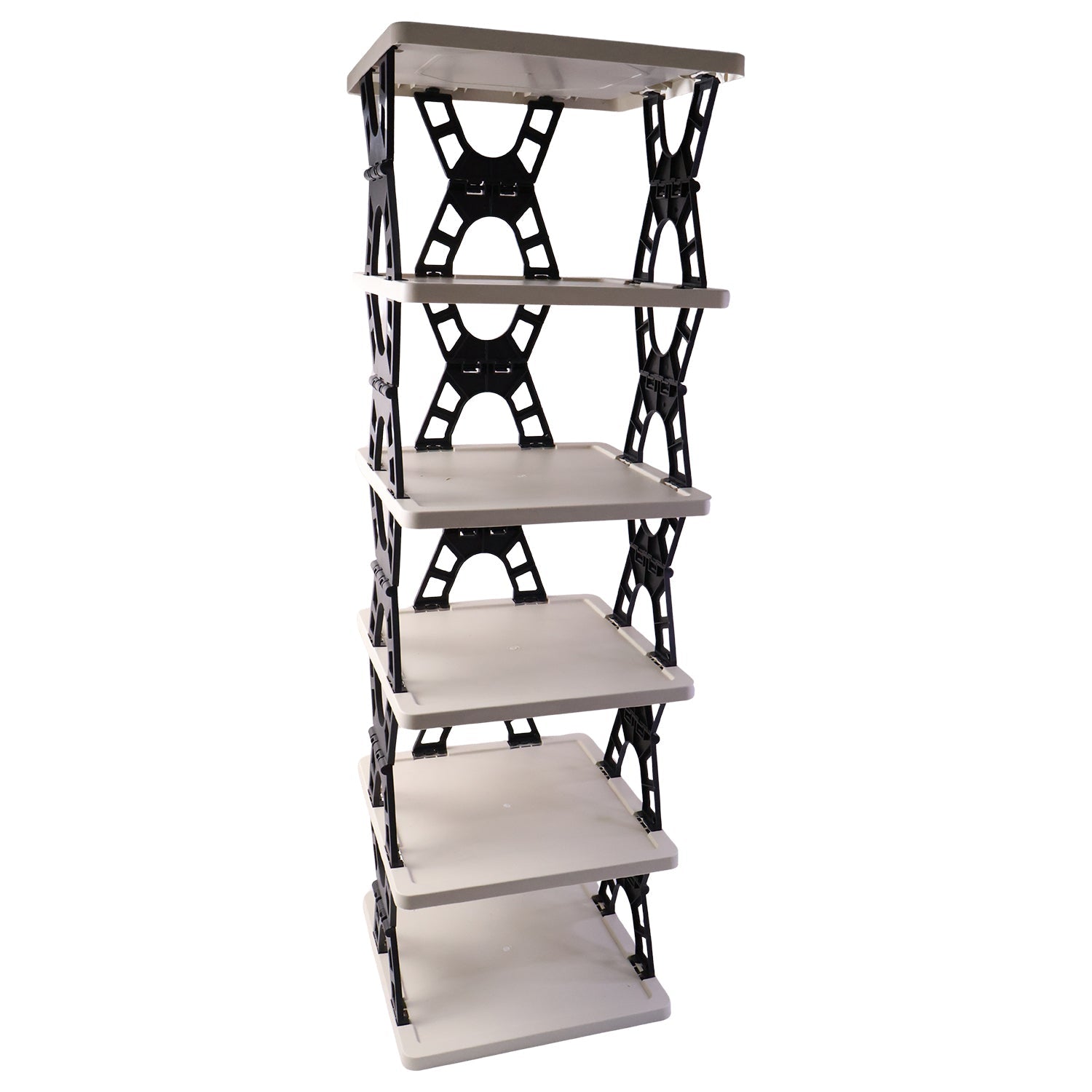ALVENZA Multipurpose Foldable 6 Layer Storage Rack – Space-Saving Home Organizer