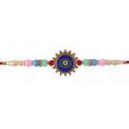ALVENZA Evil Eye Sun Rays Rakhi – Stylish & Protective for Bhai