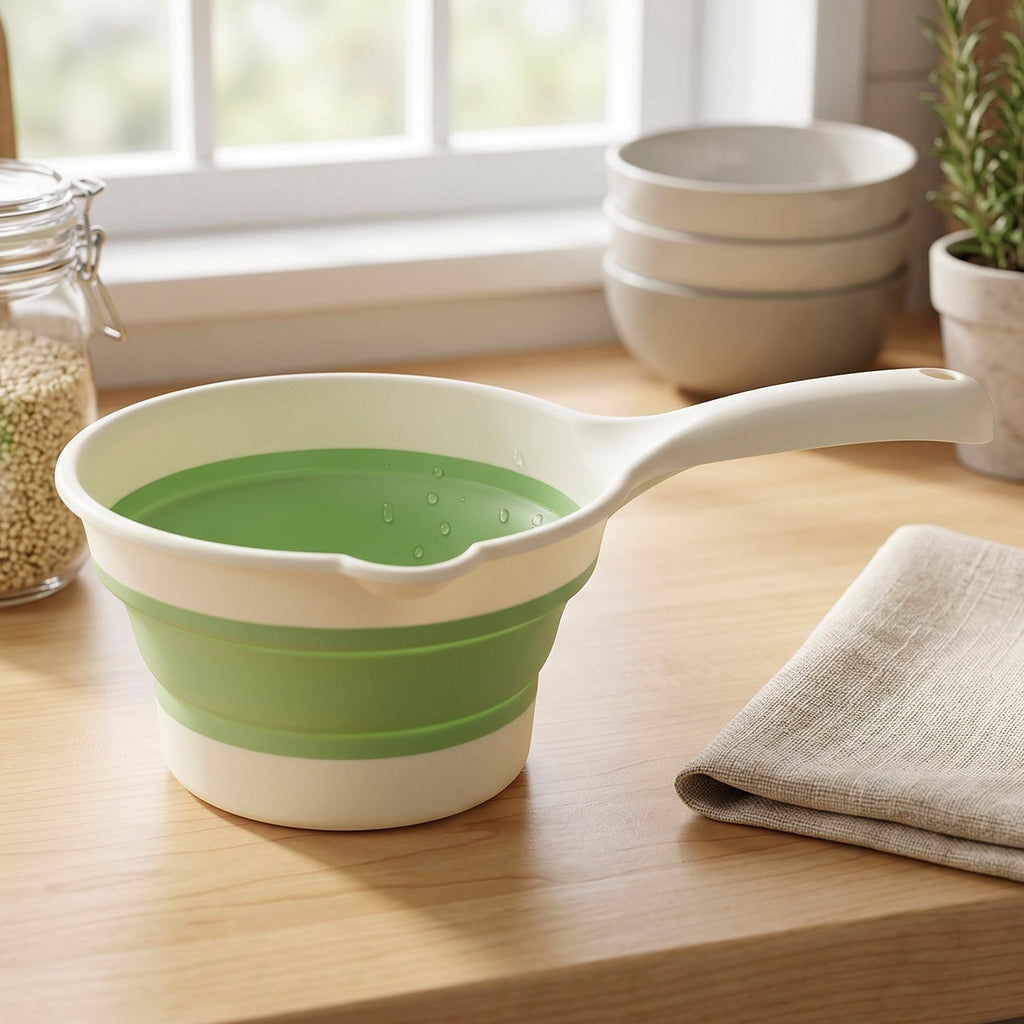 Foldable Water Dipper Space-Saving, Easy Pouring & Versatile