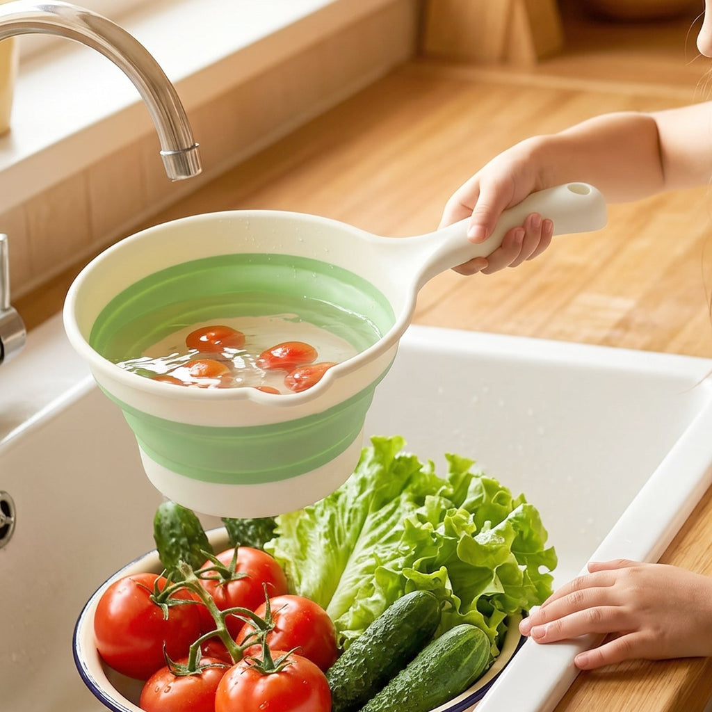 Foldable Water Dipper Space-Saving, Easy Pouring & Versatile - Detail View 8