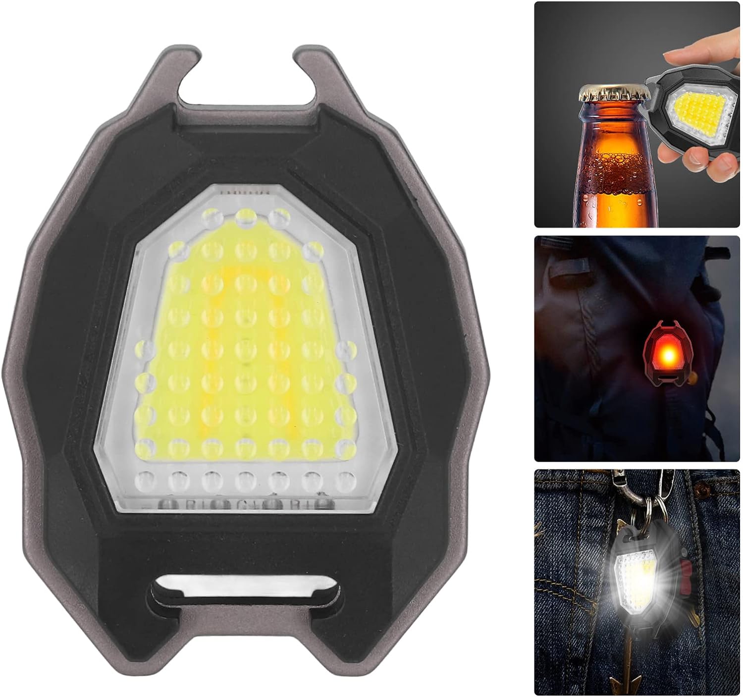 Camping Flashlight Triangular LED with Lighter & 6 Modes | Poravar - Detail View 7