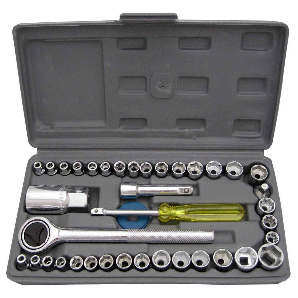 ALVENZA Socket Toolkit – 40-Piece Home & Auto Repair Set | Wagtail