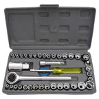 ALVENZA Socket Toolkit – 40-Piece Home & Auto Repair Set | Wagtail
