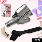 Nose Hair Clipper Stainless Steel Manual Trimmer | Calm & Curl - Side View