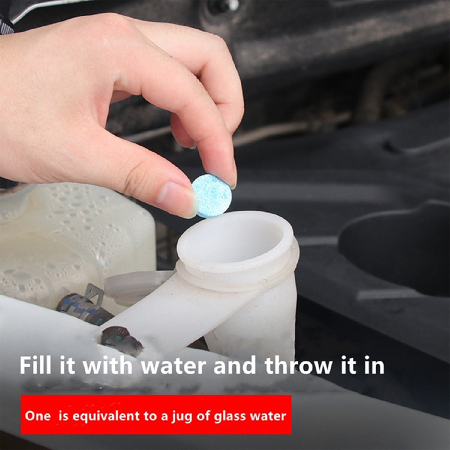 ALVENZA Car Wiper Detergent Tablets – Clear Windshield & Wiper Care