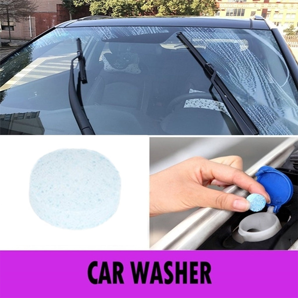 ALVENZA Car Wiper Detergent Tablets – Clear Windshield & Wiper Care