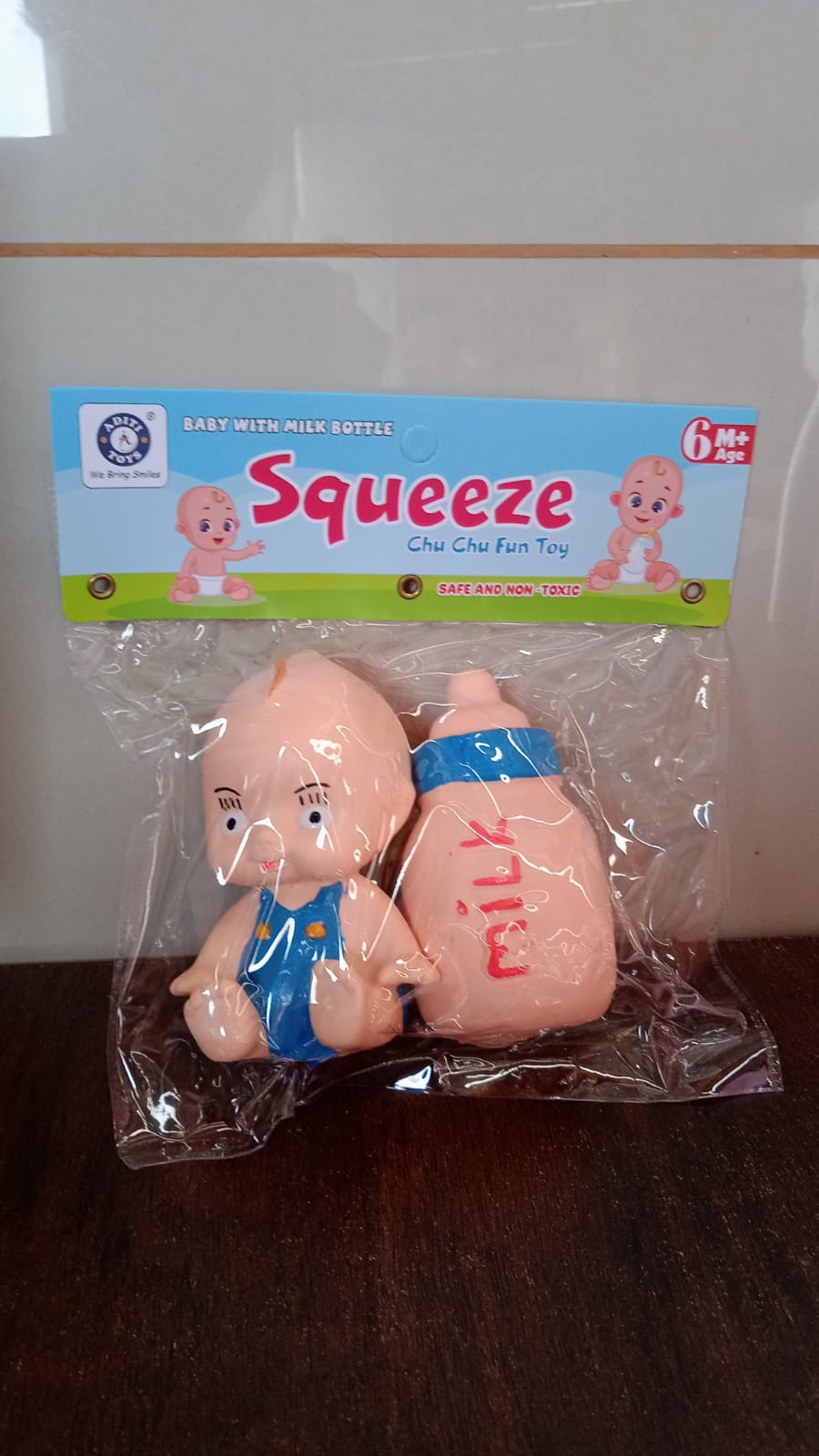 ALVENZA Baby Squeeze Toy – Fun Chu Chu Sound & Bottle Set | Aditi