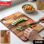 ALVENZA Wooden Chopping Board and Cutting Board for Kitchen 10 x 14 Inch (1...