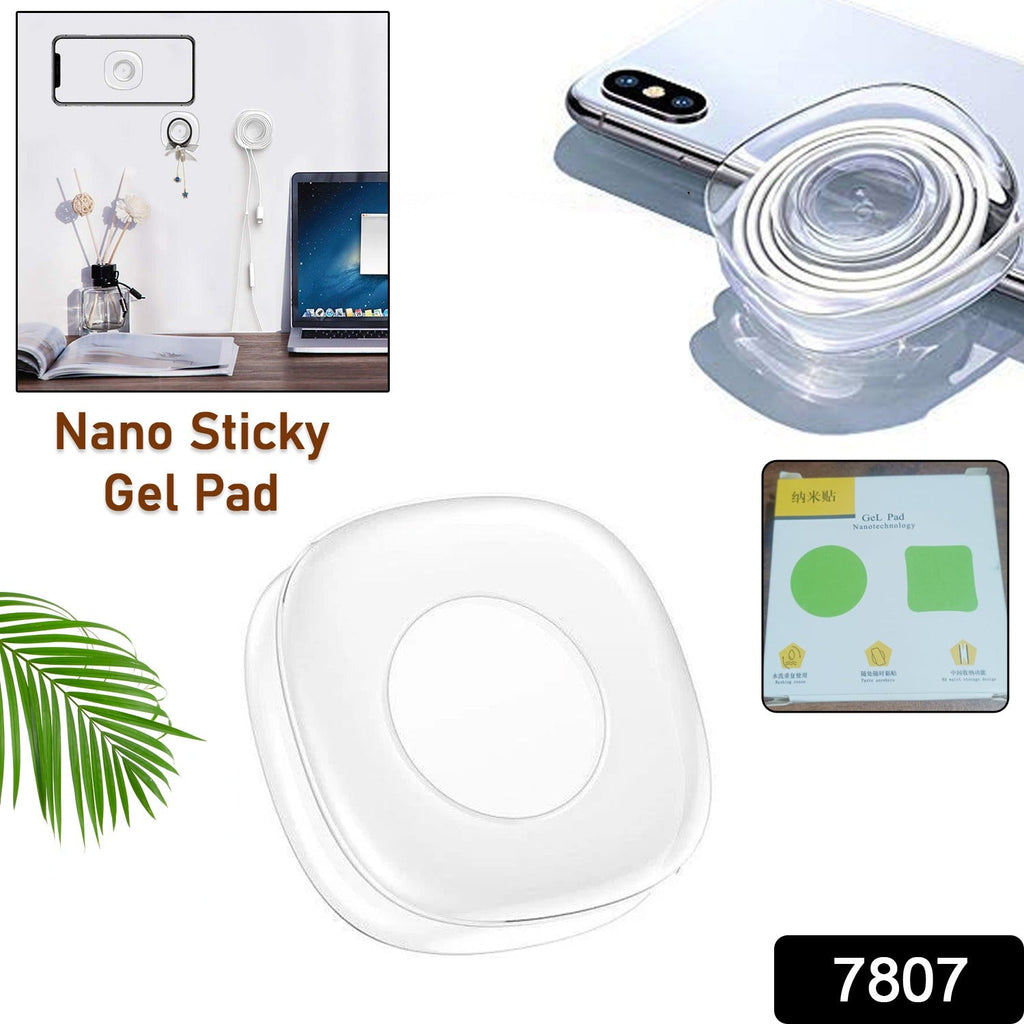 Nano Gel Pads Anti-Slip Mobile & Cable Holder | Gambit - Side View