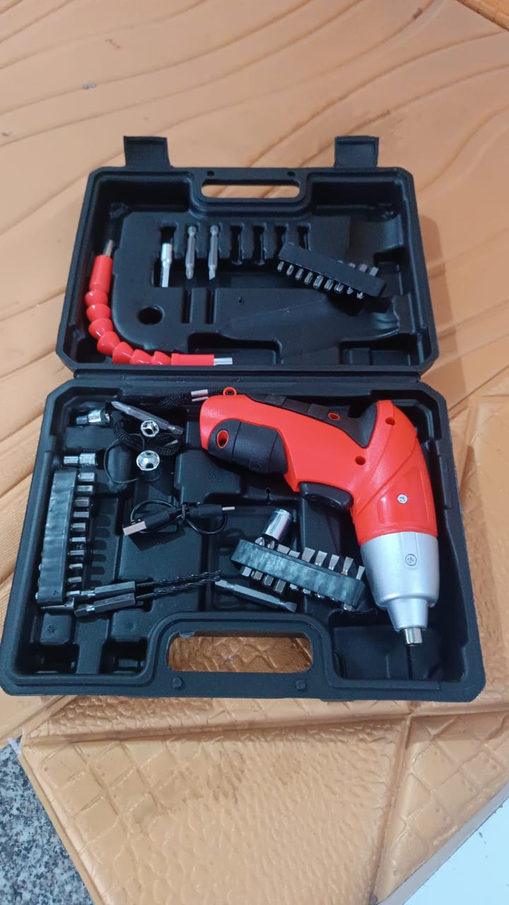 ALVENZA Electric Screwdriver Set – 45-Bit Cordless Power Tool for Home DIY
