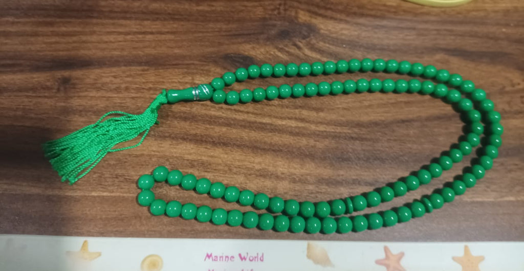 Muslim Prayer Beads 99-Bead Tasbih for Zikr | Divine Gleam - Detail View 8