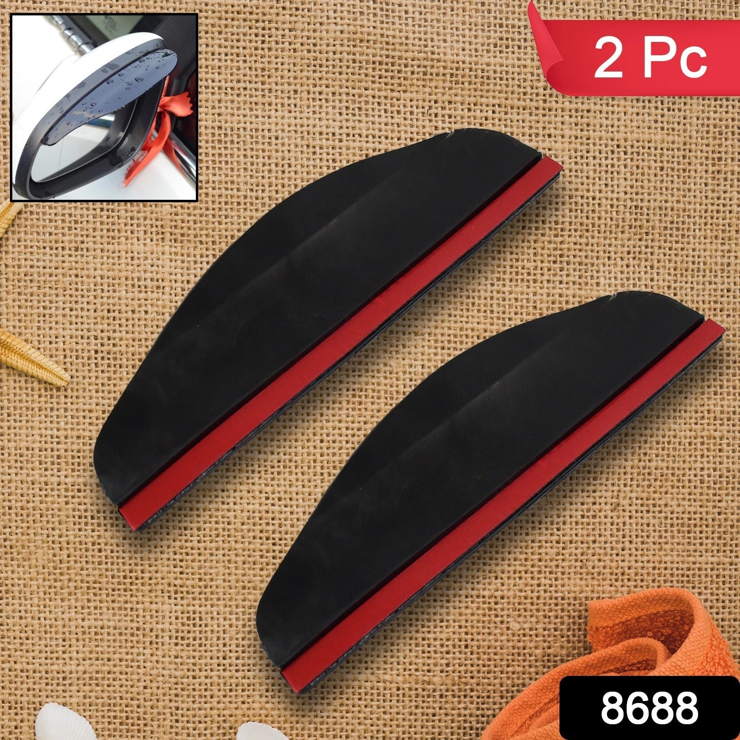 ALVENZA Car Mirror Rain Protector – Waterproof PVC Cover | Velvet Wheels