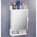 ALVENZA Wall-Mounted Mirror Cabinet 12x21 Inch – Space-Saving Bathroom Storage