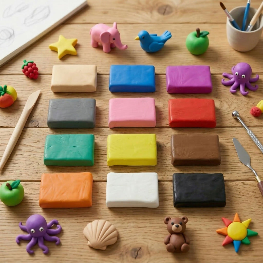 ALVENZA Modelling Clay Kit for Kids – Vibrant Colors & Creative Fun