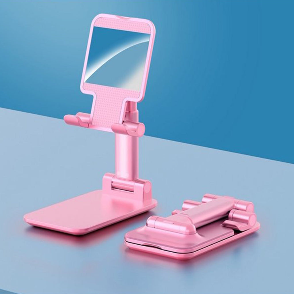 ALVENZA Adjustable Phone Stand – 3-Way Desk Mobile Holder with Mirror | Deskrova