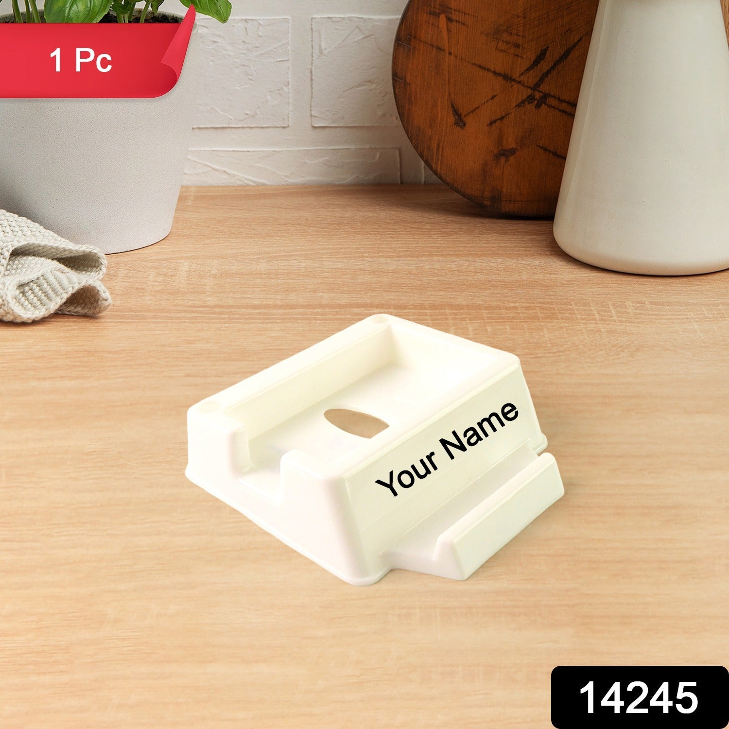 ALVENZA Plastic Mobile Holder Stand – Compact Wall Mounted Organizer