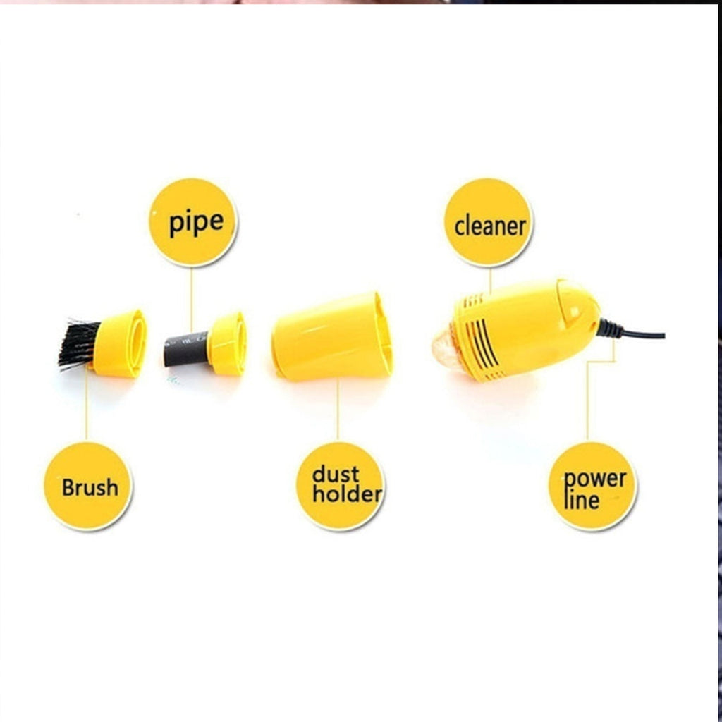 ALVENZA USB Mini Vacuum Cleaner – Portable for Car & Computer | Compshop