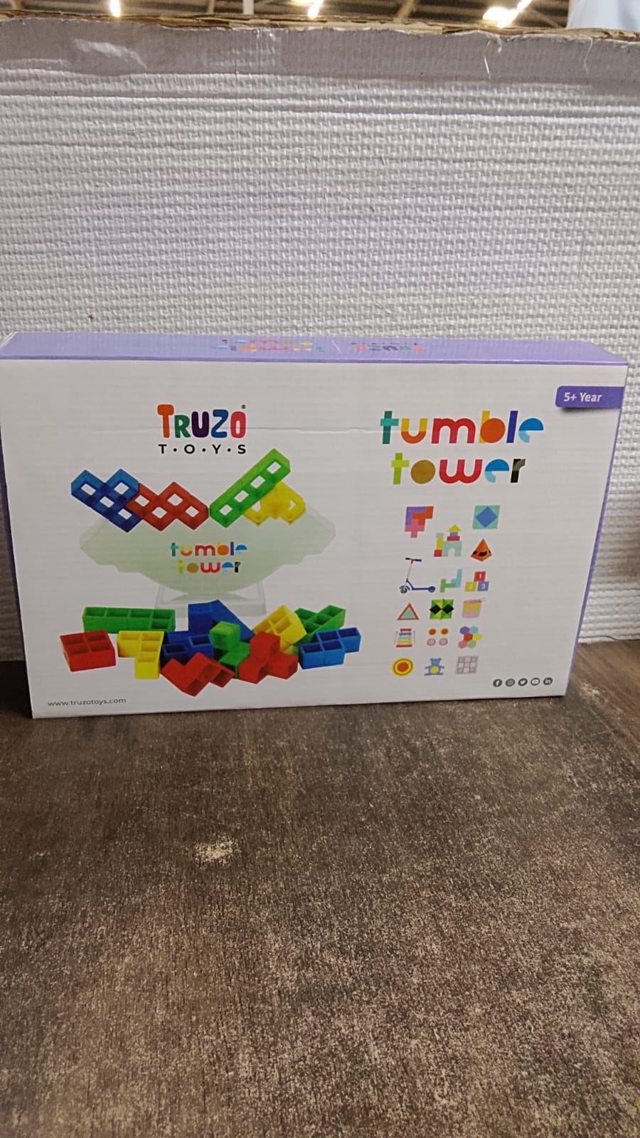 ALVENZA Tumble Tower Balancing Blocks – Fun Educational Stacking Game