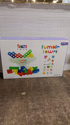 ALVENZA Tumble Tower Balancing Blocks – Fun Educational Stacking Game