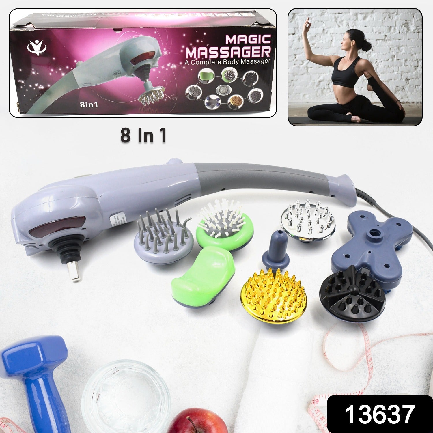 Full Body Massager – 8-in-1 Electric for Muscle Relief | Velvet Wellness
