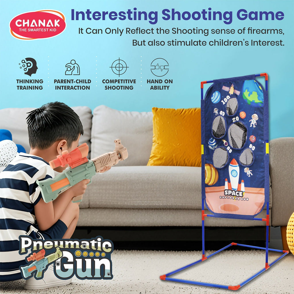 ALVENZA Space Explorer Pneumatic Gun Set – Safe & Skill-Building Play
