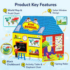 ALVENZA Kids School Play Tent House – Vibrant Educational Environment