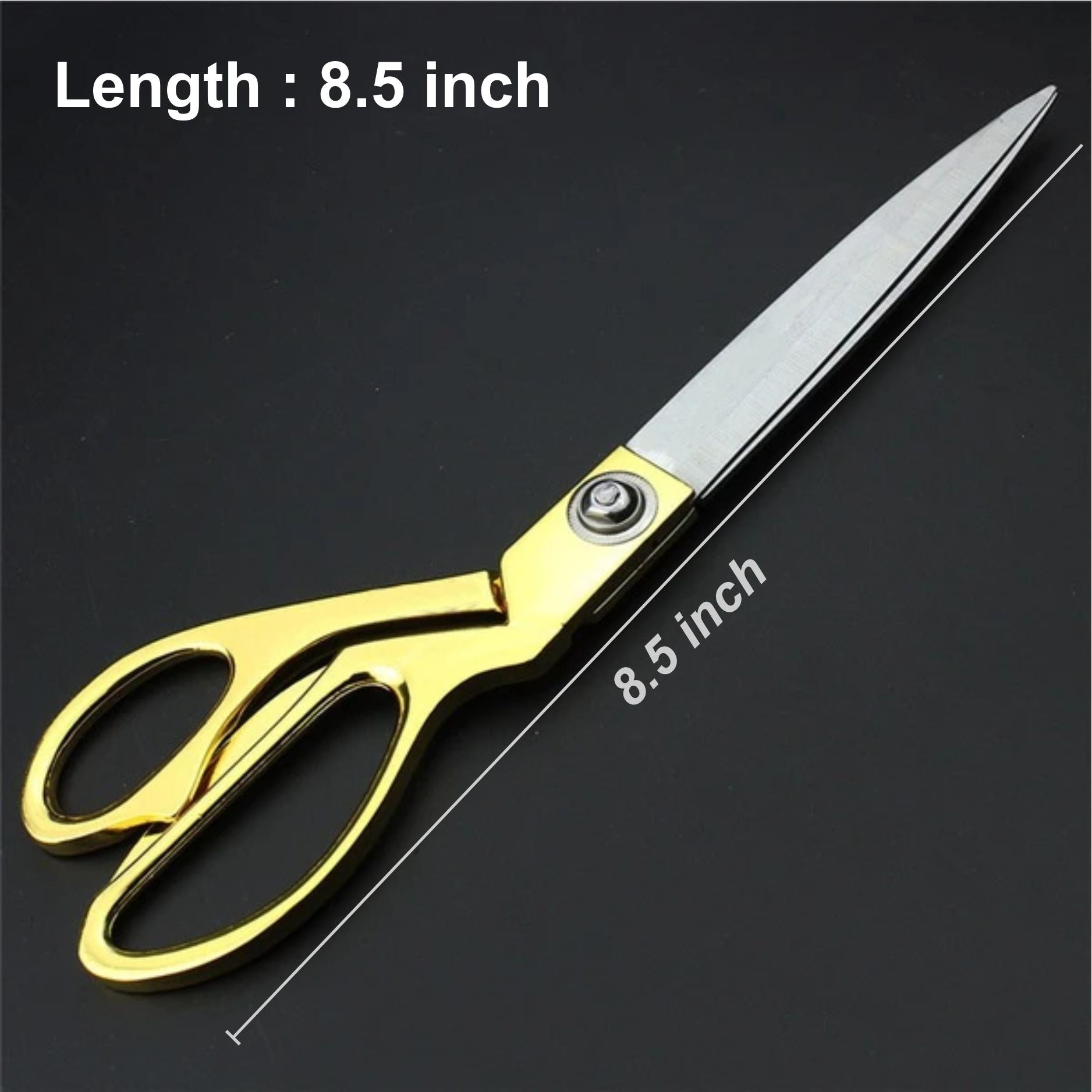 ALVENZA Tailoring Scissor – 8.5-inch Gold Stainless Steel | Cisora