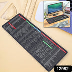 ALVENZA Shortcut Keyboard Mat – Large Anti-Slip Desk Pad | worko