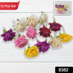 Flower Hair Pin Set – Vibrant Multicolor Floral Hair Accessories