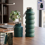 Silicone Foldable Water Bottle Space-Saving Travel & Sports Hydration