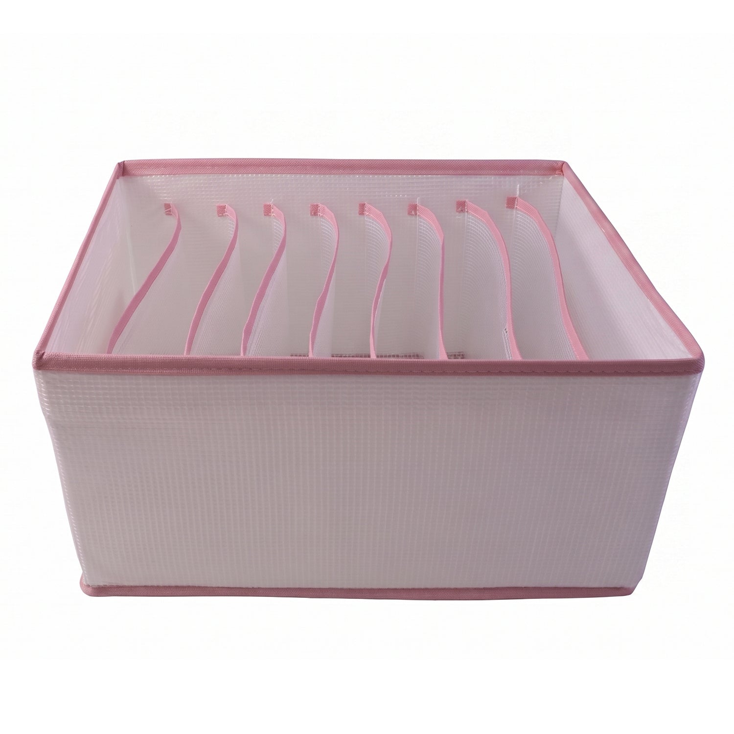 Clothes Storage Organizer Foldable, Space-Saving & Durable Fabric - Back View