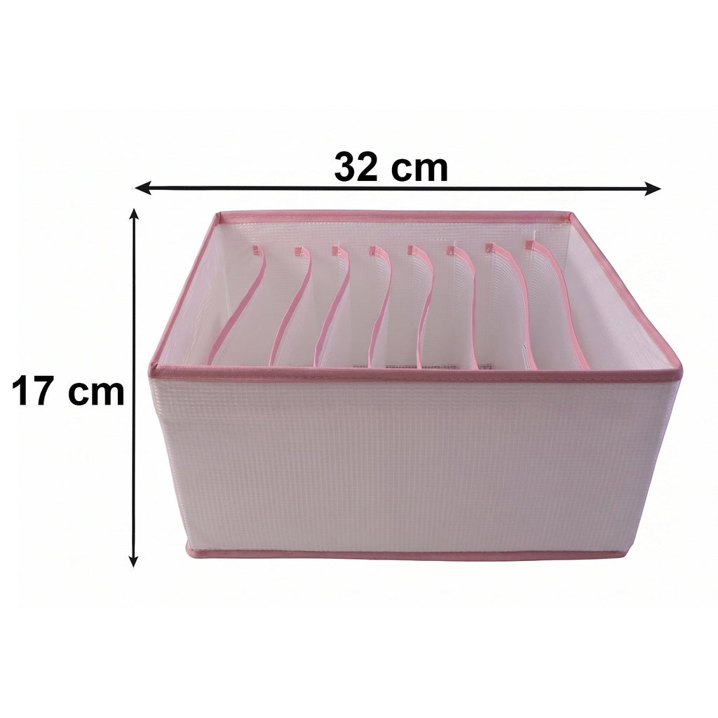 Clothes Storage Organizer Foldable, Space-Saving & Durable Fabric - Detail View 6