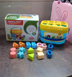 Baby Shape Sorter Toy Geometric Stacking Blocks | Little Learners - Detail View 8