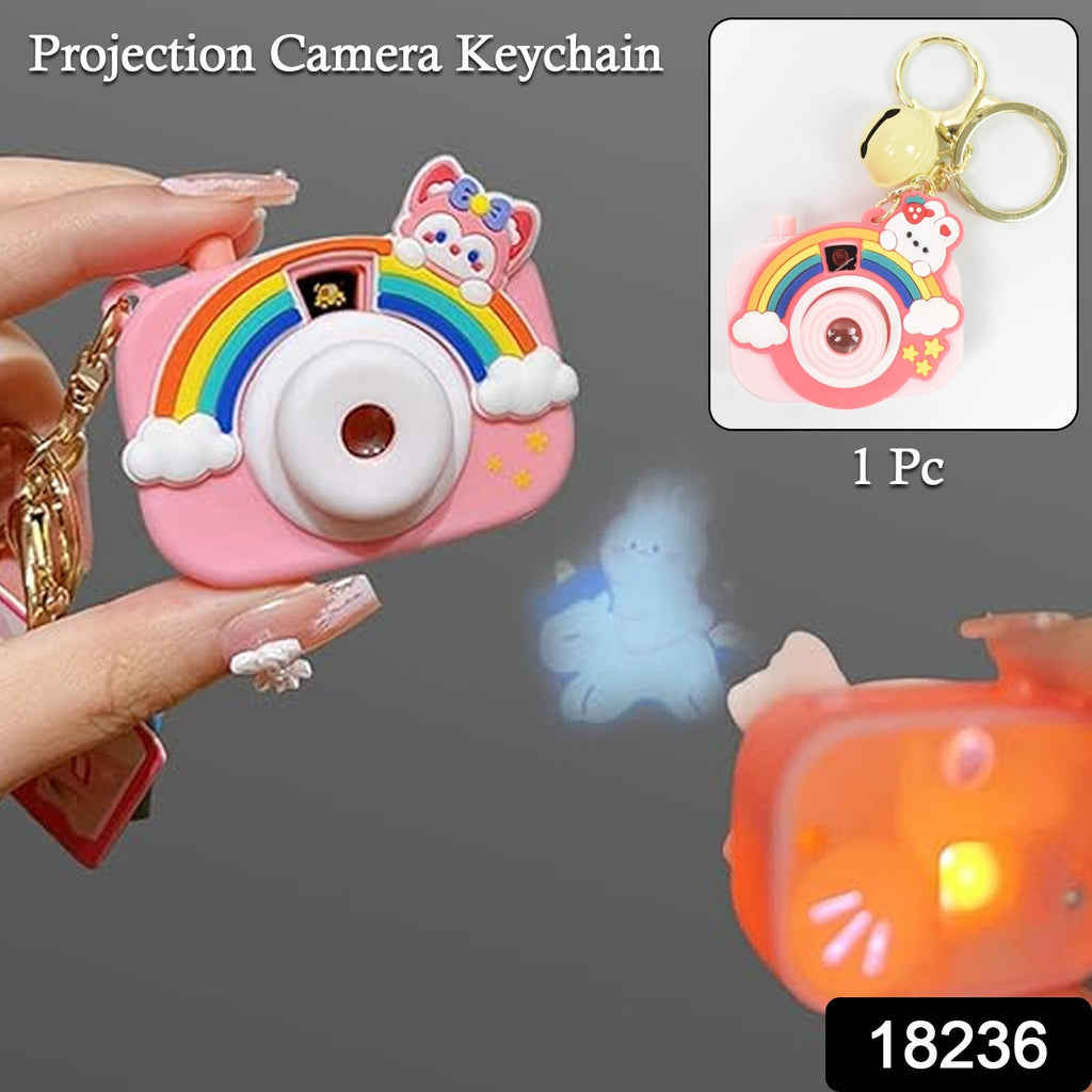 ALVENZA Projective Camera Keychain – Fun Rainbow Image Projector