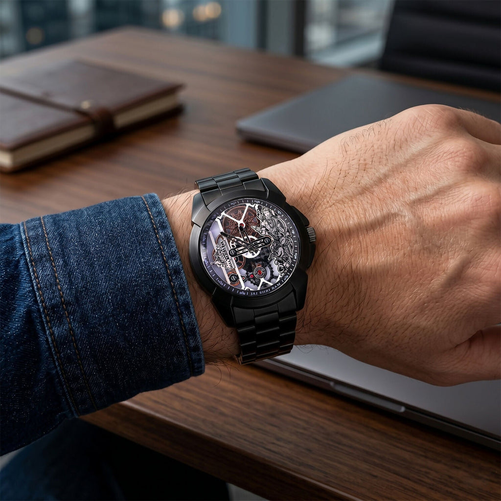 Jai Shri Ram Analog Watch – Stylish Devotional Timepiece
