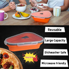 Pizza Storage Container Expandable Silicone Box with 5 Trays | Tidy Table - Detail View 8