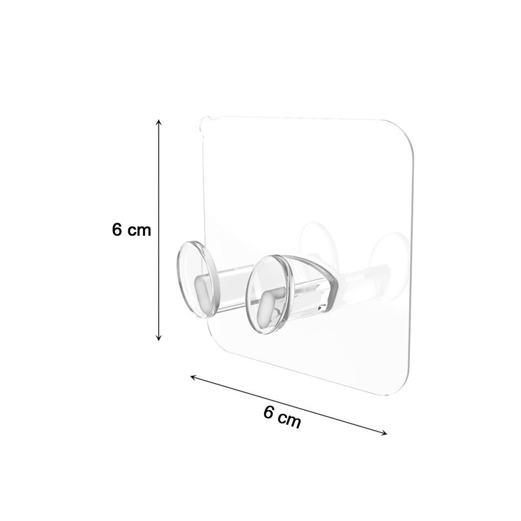 Adhesive Wall Hooks Strong Hold & No Damage Walls - Detail View 6