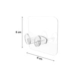 Adhesive Wall Hooks Strong Hold & No Damage Walls - Detail View 6