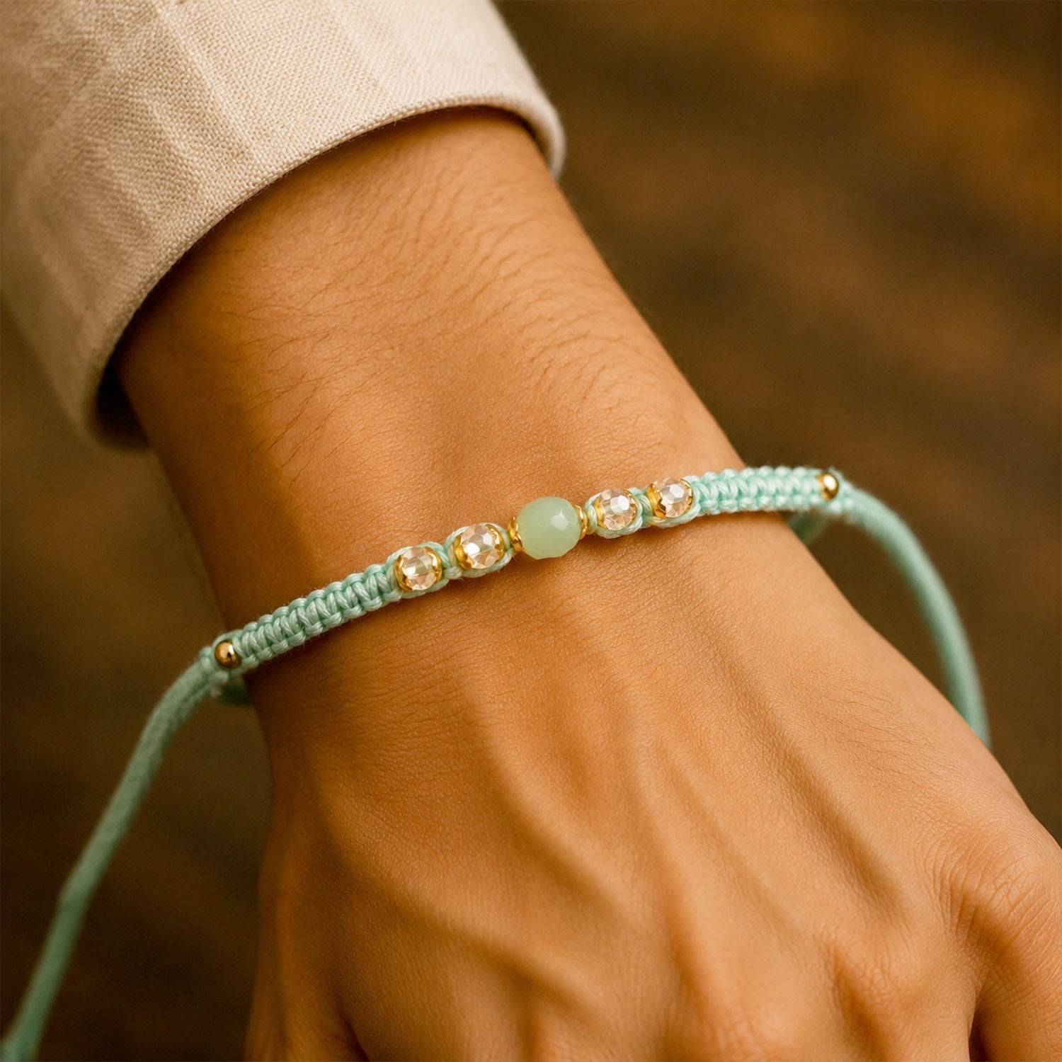 ALVENZA Beautiful Pearl and Stone Rakhi with Bright Beads and Elegant Raksha Bandhan Look