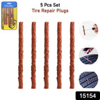 ALVENZA Tyre Repair Strips – Emergency Puncture Seal (5 Pcs) | Indo Glow