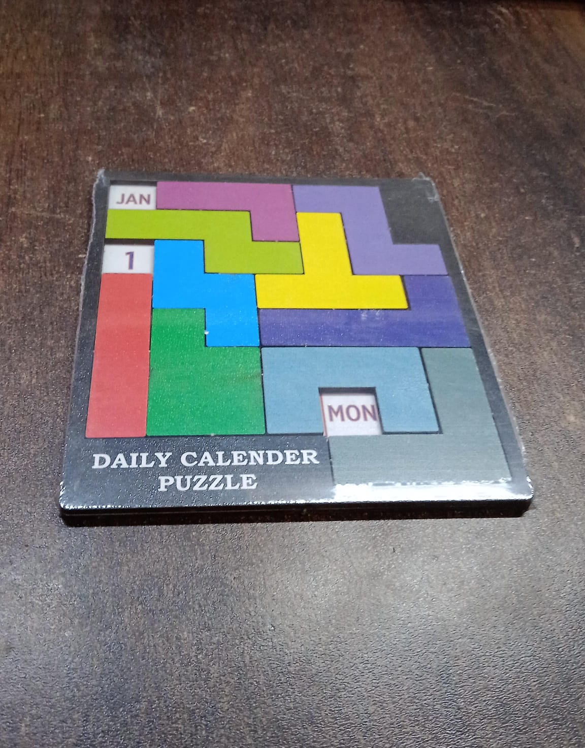 Wooden Daily Calendar Puzzle Mind Challenge Game | Inventive Play - Detail View 7