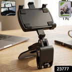 ALVENZA Car Phone Holder – 360° Rotatable Dashboard Clip Mount